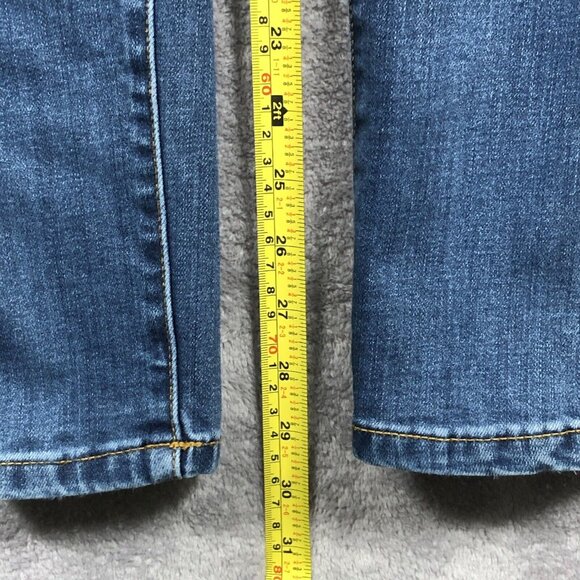 PrAna Jeans Womens Size 2 26 Light Wash Denim Low Rise Skinny Casual Gorpcore - Picture 8 of 12